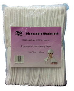 GMY DISPOSABLE WASHCLOTH DIsposable cotton towel Embossed thickening type 30×70 cm