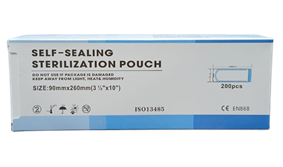 self sealing sterilization pouch size: 90mmx260mm(3 ×10)