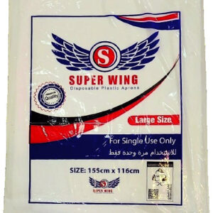 disposable plastic aprons large size 155cmx116cm