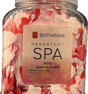 1.spa bathrani hand& foot rose soap flowers
