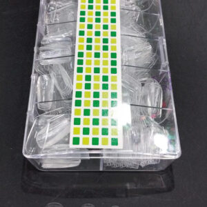 gmy normal nail extension shape: square clear