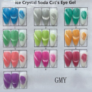 ice crystal soda cats eye gel