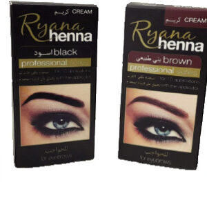 rvana henna eyebrows (black / brown)
